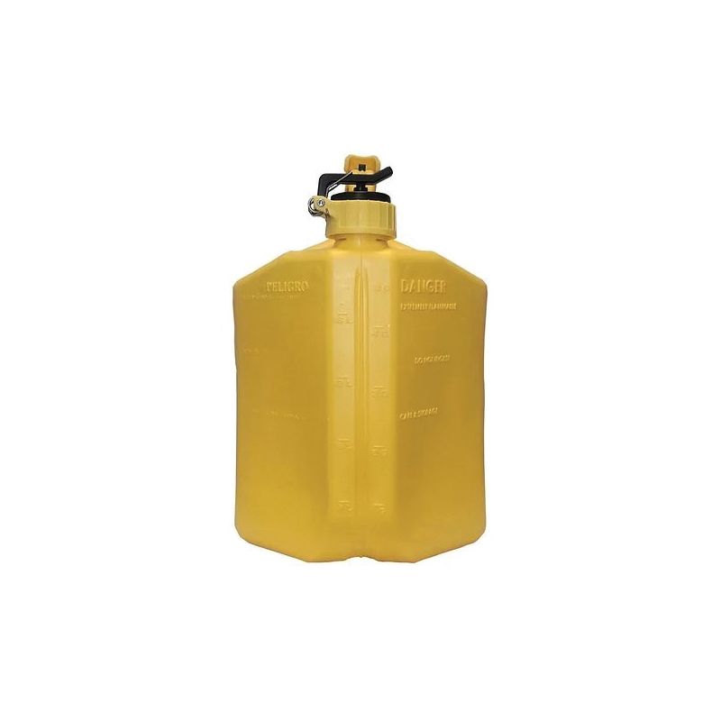 SUREcan SUR5SFD2 Safety Can, 5 gal, HDPE, Yellow 5 Gal, Yellow