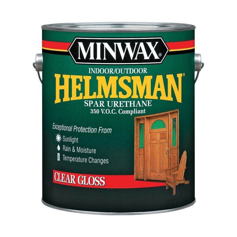 Minwax Helmsman 132150000 Spar Urethane Paint, Gloss, Liquid, 1 gal, Pail