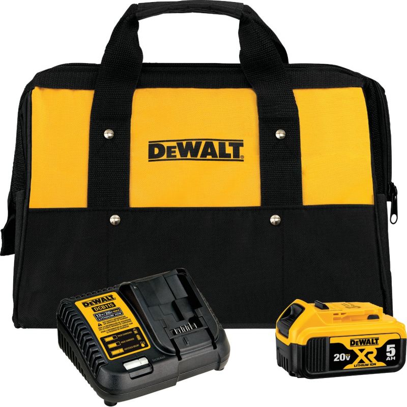 DeWalt 20V MAX XR Li-Ion Tool Battery and Charger Kit