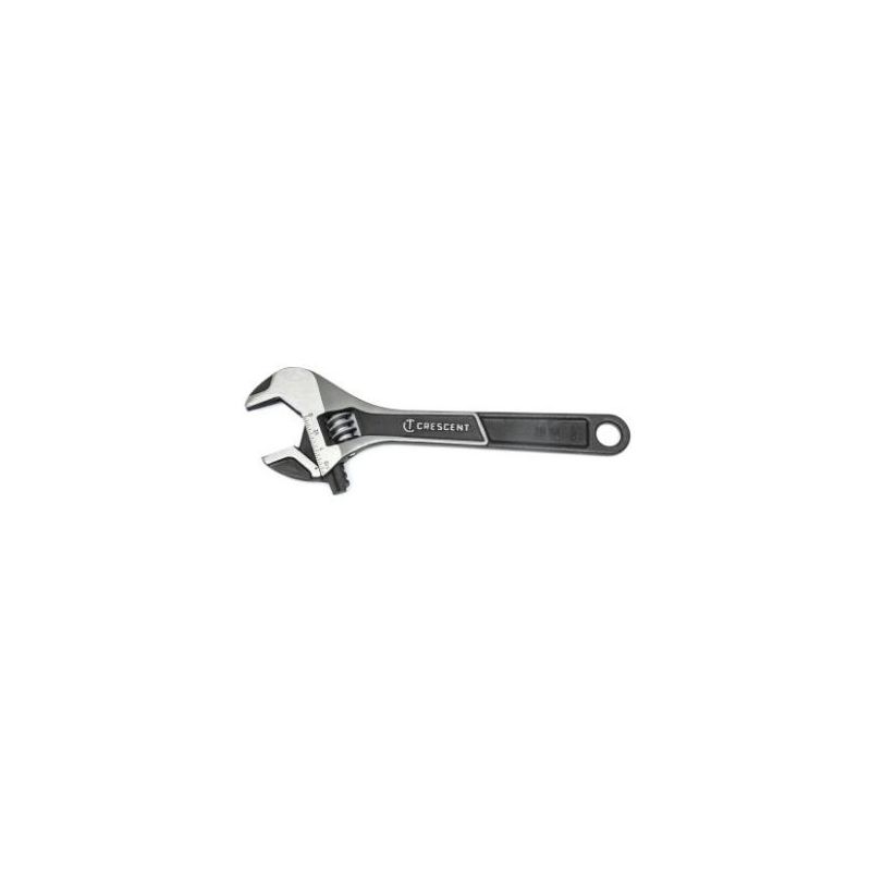 Crescent ATWJ210VS Adjustable Wrench, 10 in OAL, 1-5/16 in Jaw, Alloy Steel, Black Phosphate