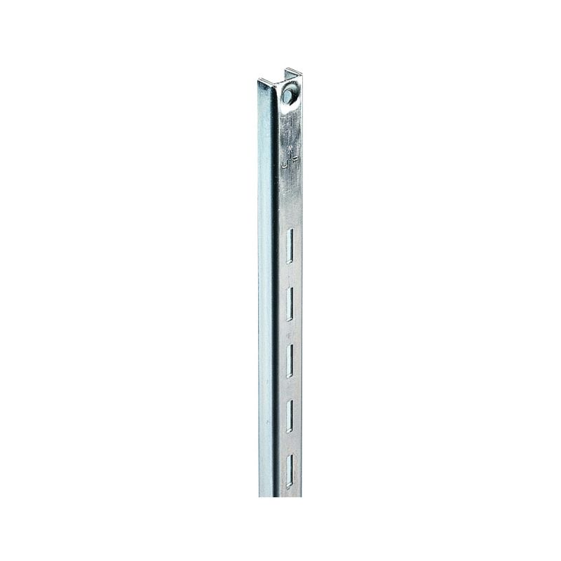 Knape &amp; Vogt 80 80 ANO 60 Shelf Standard, 320 lb, 16 ga Thick Material, 5/8 in W, 60 in H, Steel, Anochrome
