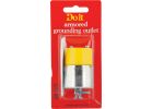 Do it Armored Cord Connector Yellow, 15A