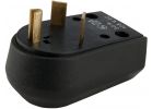 GE Travel Trailer Power Plug Black, 30