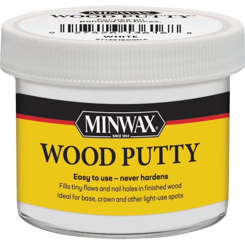 Minwax Wood Putty 3.75 Oz., White