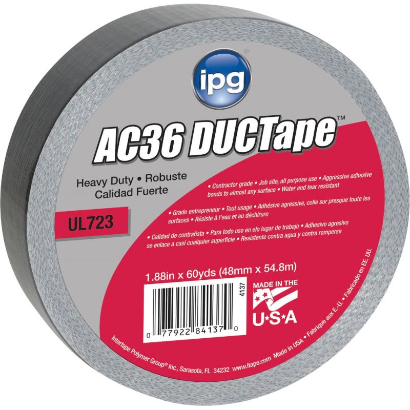 Intertape AC36 DUCTape HD Contractor Grade Duct Tape Silver