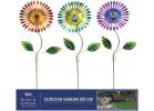 Alpine Colorful Metal Flower Pot Stake Assorted (Pack of 18)