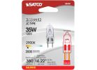 Satco T4 Bi-Pin Halogen Special Purpose Light Bulb