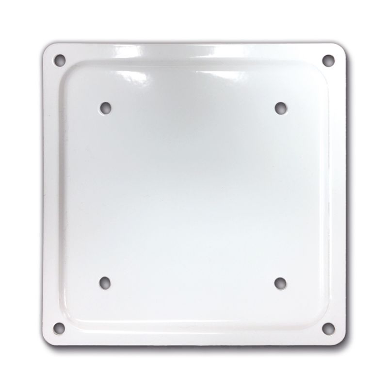 Pylex Fixplak 11020 Post Connector Plate, White, Powdered, For: 6 x 6 in Post White