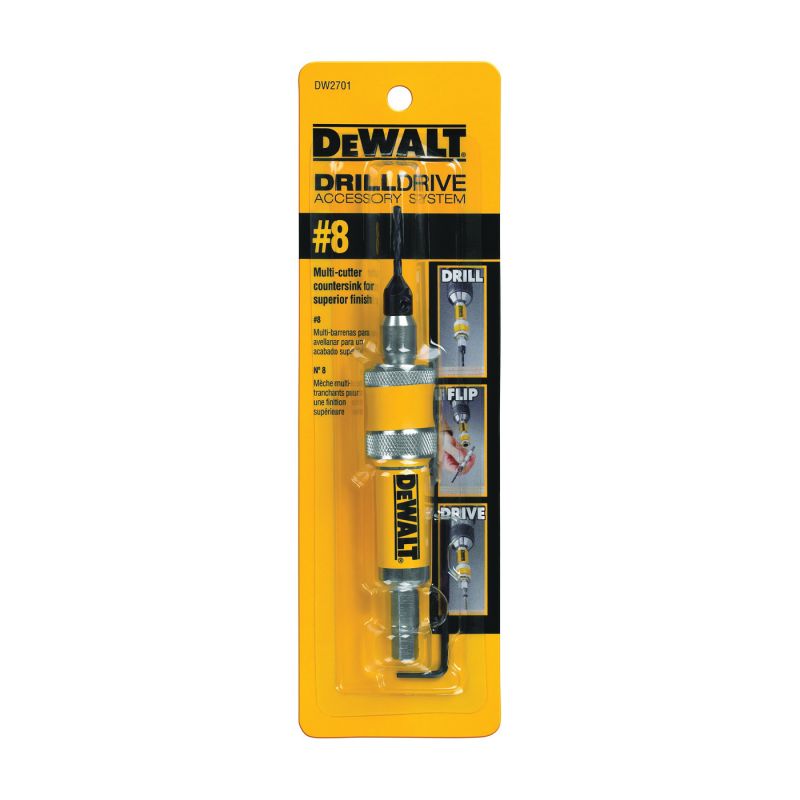 DeWALT DW2701 Drill/Drive Set, Steel, Yellow, Black Oxide Yellow