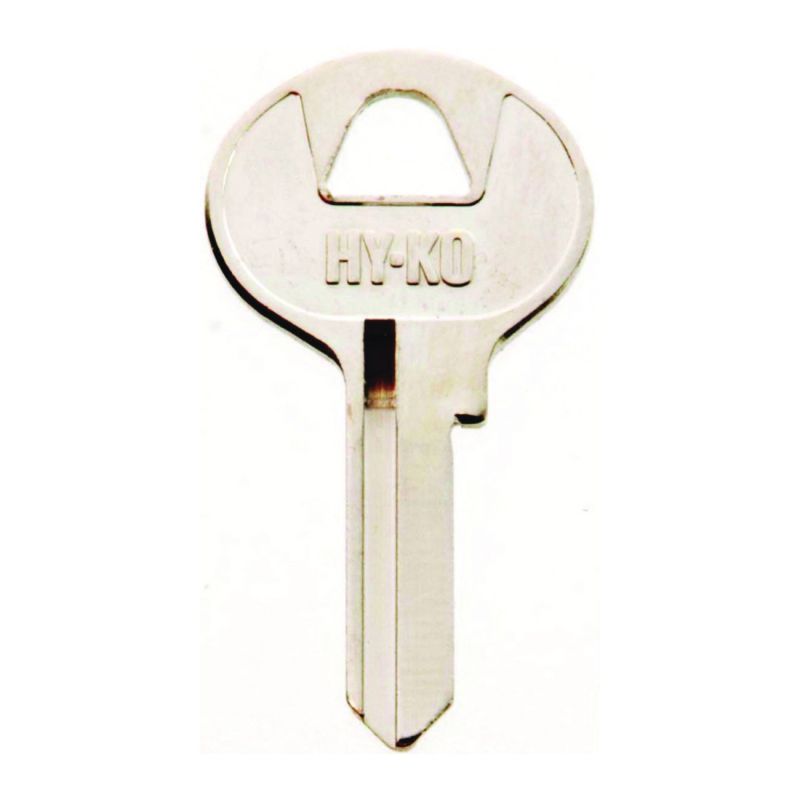 Hy-Ko 11010M3 Key Blank, Brass, Nickel, For: Master Cabinet, House Locks and Padlocks (Pack of 10)