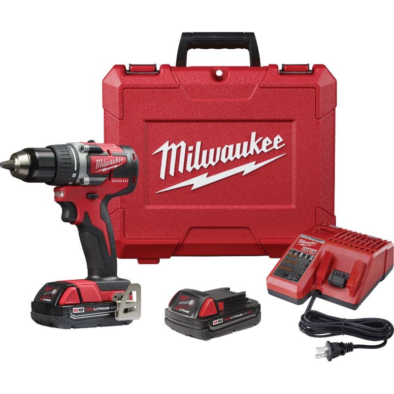Milwaukee M18 Compact Brushless Drill Driver Kit