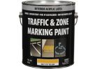 Latex Traffic And Zone Marking Traffic Paint Yellow, 1 Gal.