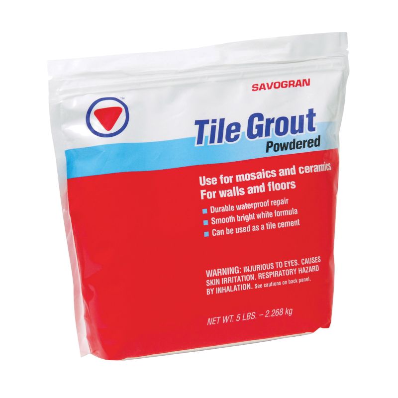 Savogran 12842 Powdered Tile Grout, Off-White, 5 lb Off-White
