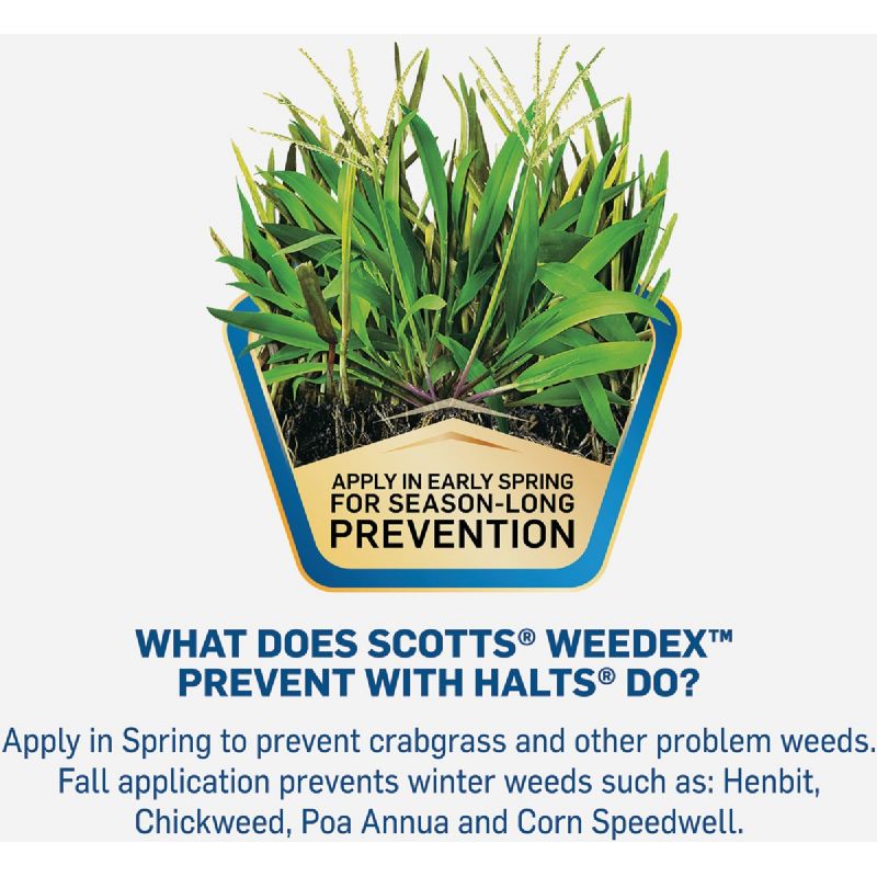 Scotts WeedEx Prevent with Halts Crabgrass Preventer 10.06 Lb., Broadcast