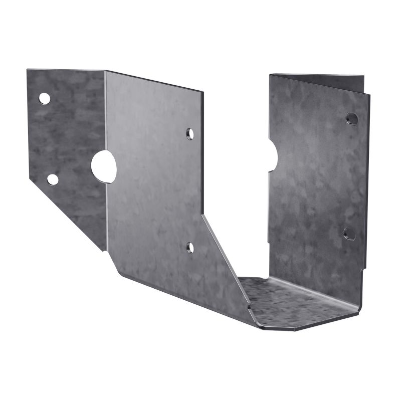 Simpson Strong-Tie SUR SUR26 Hanger, 5 in H, 2 in D, 1-9/16 in W, Steel, Galvanized/Zinc, Face Mounting