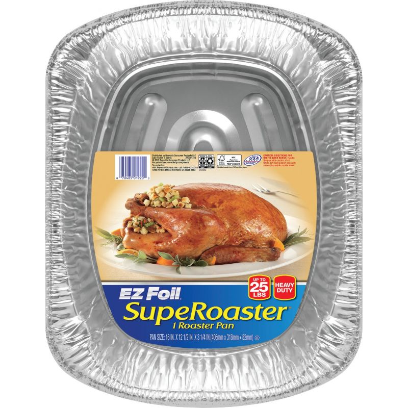 EZ Foil Super Roaster Pan 25 Lb. (Pack of 12)