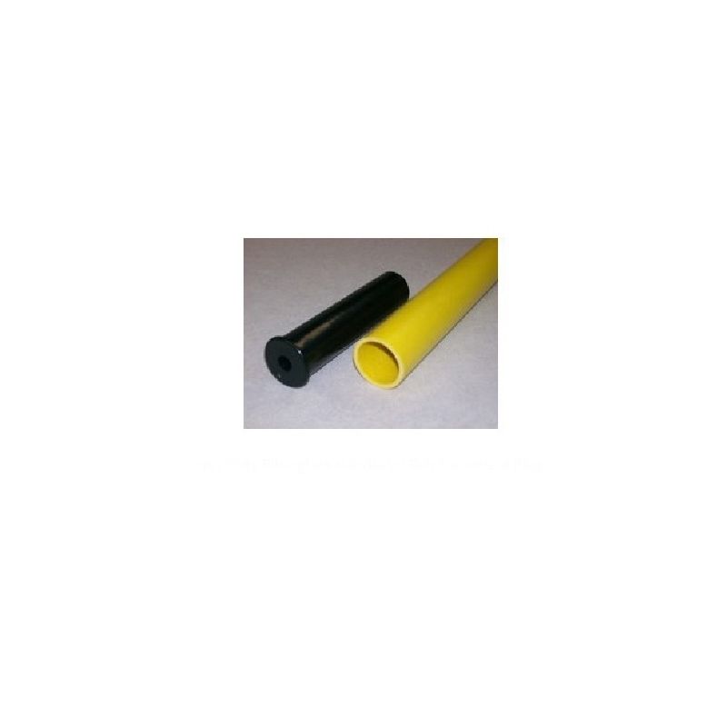 The Snowplow 50536 Snow Pusher, 36 in W Blade, UHMW Polyethylene Blade, Fiberglass Handle, D-Grip Handle, 43 in L Handle
