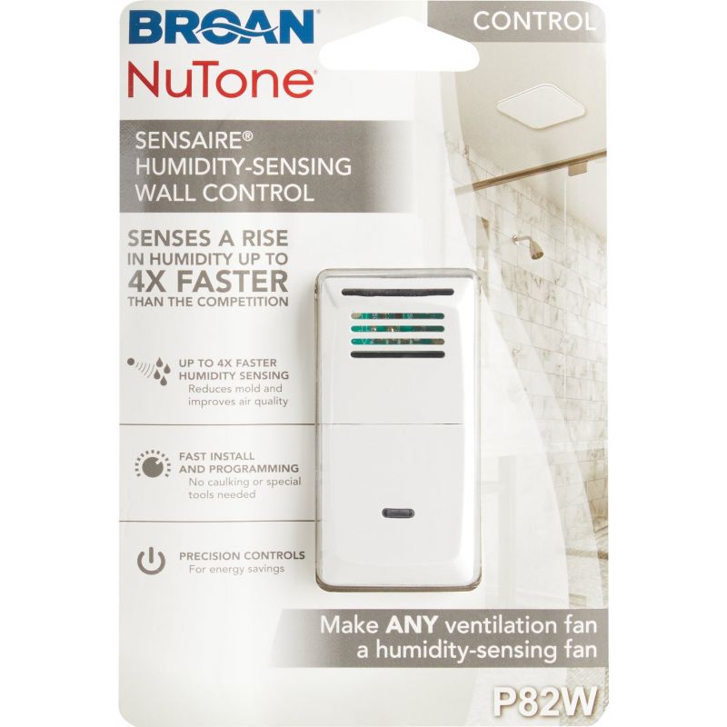 Broan Sensaire Humidity Sensor Switch White
