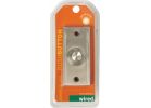 IQ America Wired Lighted Doorbell Push-Button Brushed Nickel