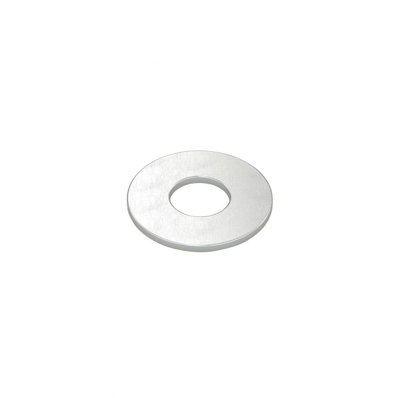 Reliable PWZ14MR Ring Washer, 1/4 in ID, 3/4 in OD, 5/64 in Thick, Steel, Zinc