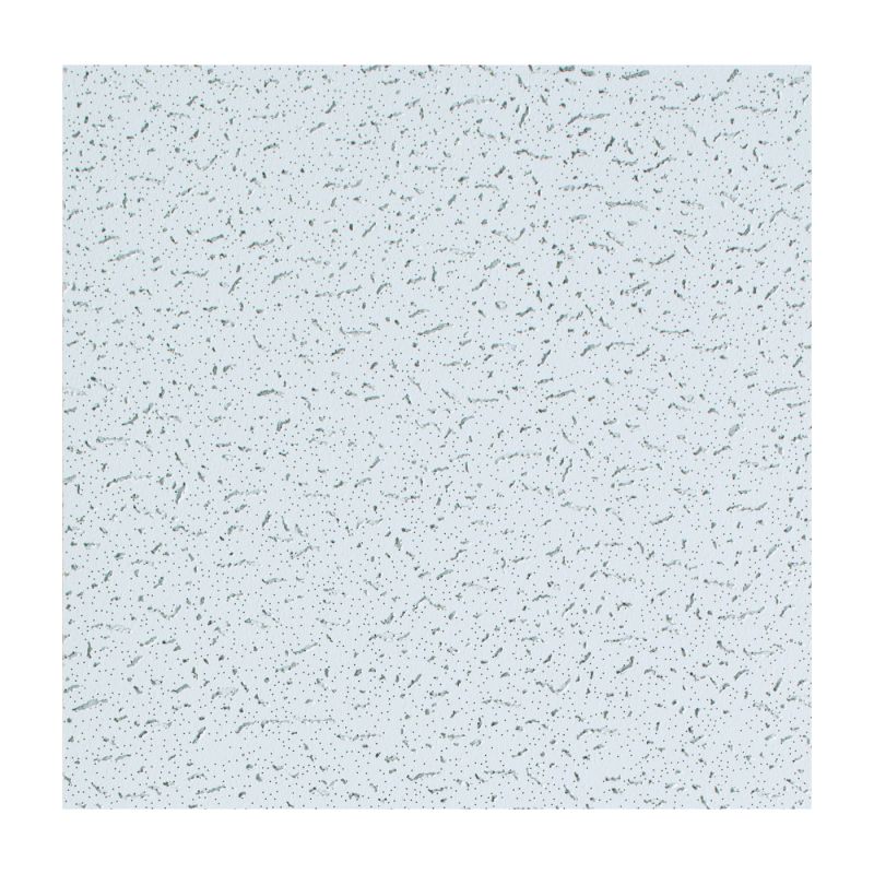 USG Fifth Avenue Series 133 Ceiling Panel, 2 ft L, 2 ft W, 5/8 in Thick, Fiberboard, White White