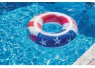 PoolCandy Stars &amp; Stripes Tube Pool Float Red, White, &amp; Blue, Adult
