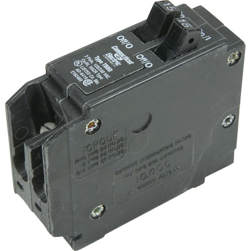Connecticut Electric Interchangeable Packaged Circuit Breaker 15/15
