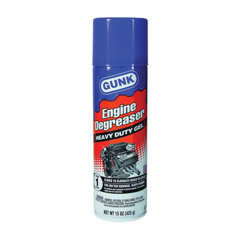 Gunk EBGEL Engine Degreaser, 15 oz, Liquid, Petroleum Dark Gray
