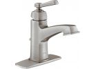 Moen Boardwalk 1-Handle Brushed Nickel Bathroom Faucet Boardwalk