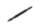 Hit Tool CP0PP0 Prick Punch and Center Punch, 1/8, 3/16 in Tip, 7 in L, Steel, Black-Oxide