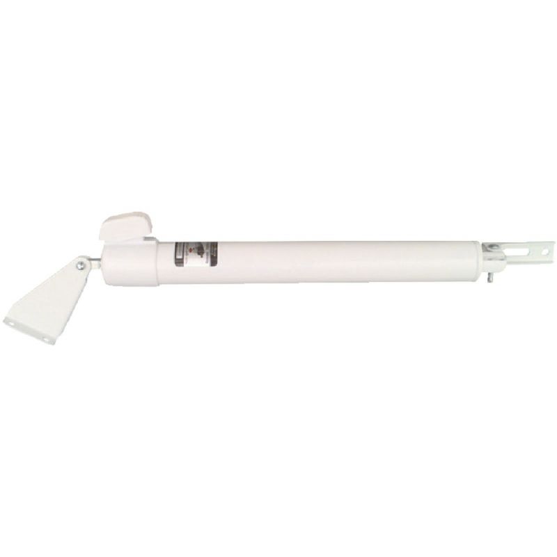 National Touch&#039;N Hold Smooth Screen Door Closer White