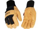 Kinco Men&#039;s Cotton-Blend Canvas Winter Work Glove XL, Golden