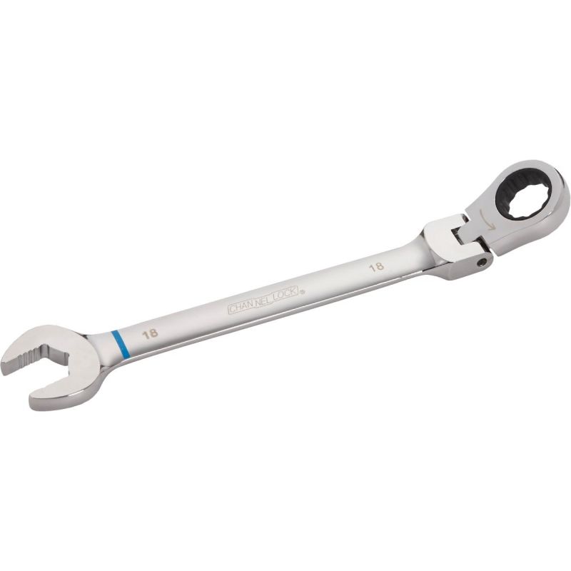 Channellock Ratcheting Flex-Head Wrench 18 Mm
