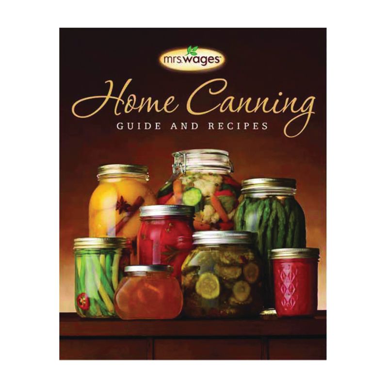 Mrs. Wages O103-J4255 How-To Book, Home Canning Guide and Recipes, English, 160-Page (Pack of 12)