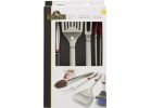 GrillPro 4-Piece Rubber Insert Barbeque Tool Set
