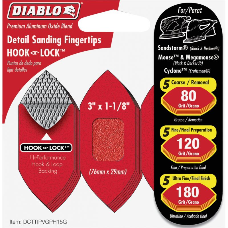 Diablo Detail Fingertips Mouse Sandpaper