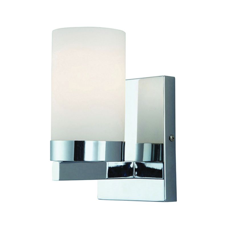 Canarm IVL429A01CH Vanity Light, 100 W, 1-Lamp, A Lamp, Steel Fixture, Chrome Fixture