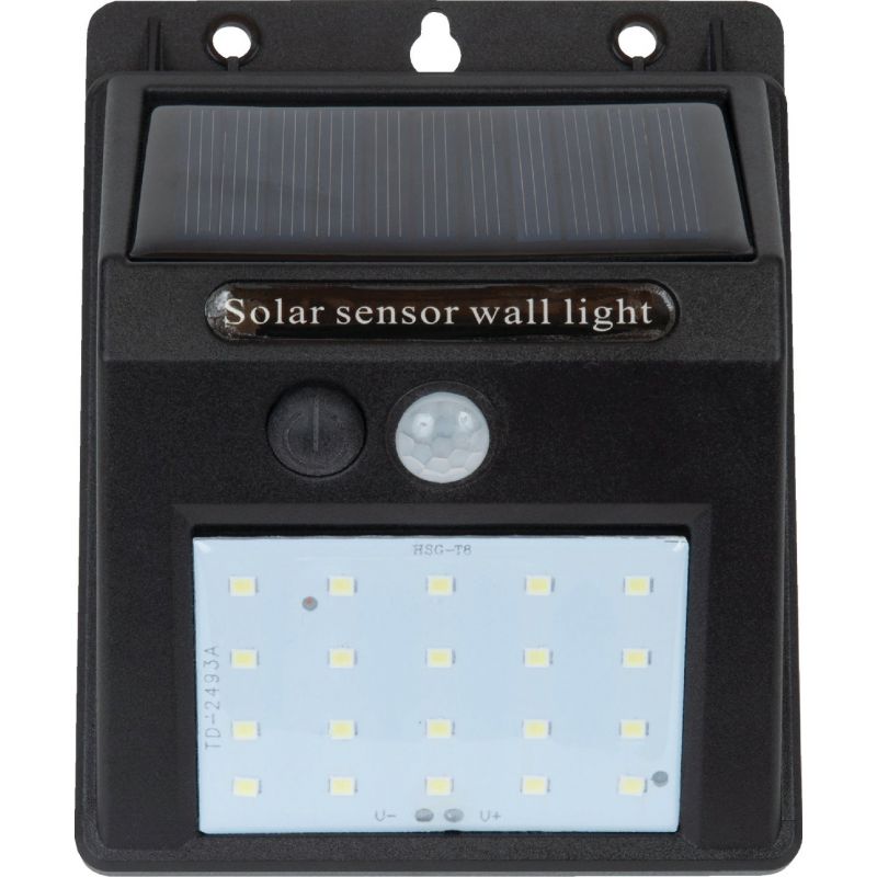 Moonrays LED Solar Motion Sensor Wedge Light Black