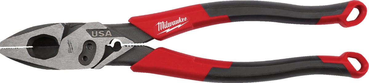 Milwaukee 9 Lineman's Comfort Grip Pliers w/ Thread Cleaner (USA)