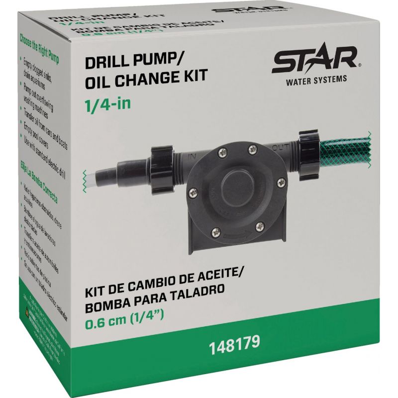 Star Water Systems 1/4 In. Drill Pump/Oil Change Kit