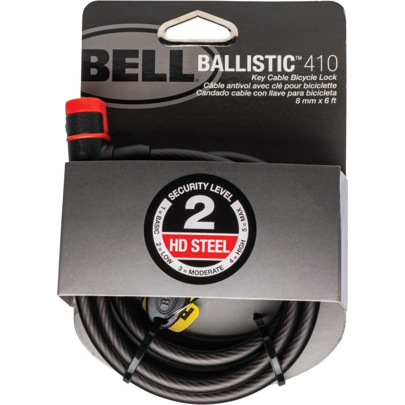 Bell Sports Ballistic 410 Steel Cable Bicycle Lock