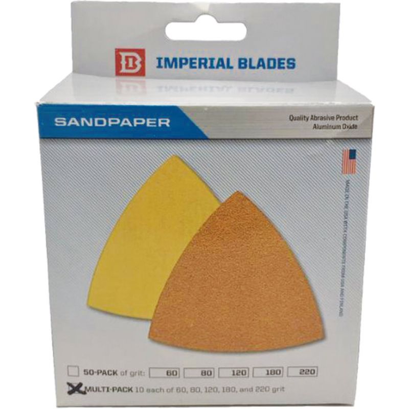 Imperial Blades ONE FIT Triangle Sandpaper Multi-Pack