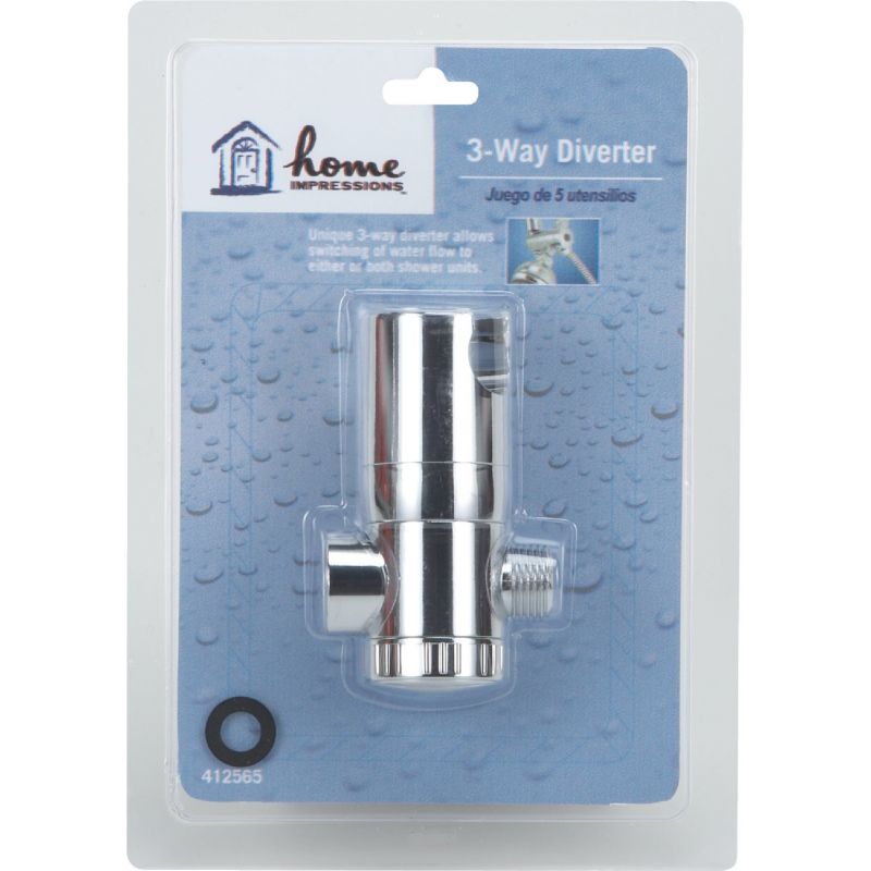 Home Impressions 3-Way Shower Diverter