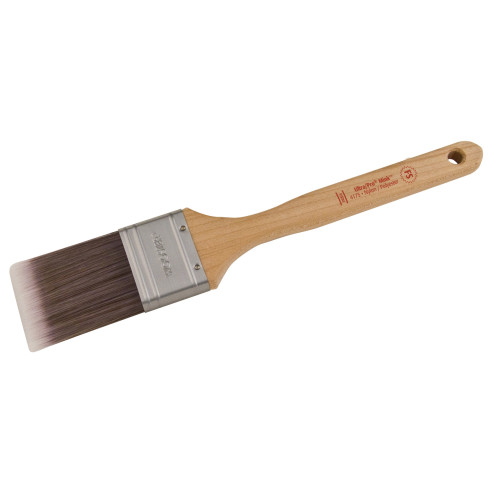 Buy Wooster 4174-2-1/2 Paint Brush, 2-1/2 in W, 2-15/16 in L Bristle,  Nylon/Polyester Bristle, Sash Handle Purple/Sable Brown