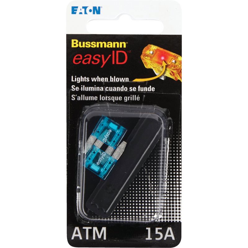 Bussmann easyID Illuminating Automotive Fuse Blue, 15A