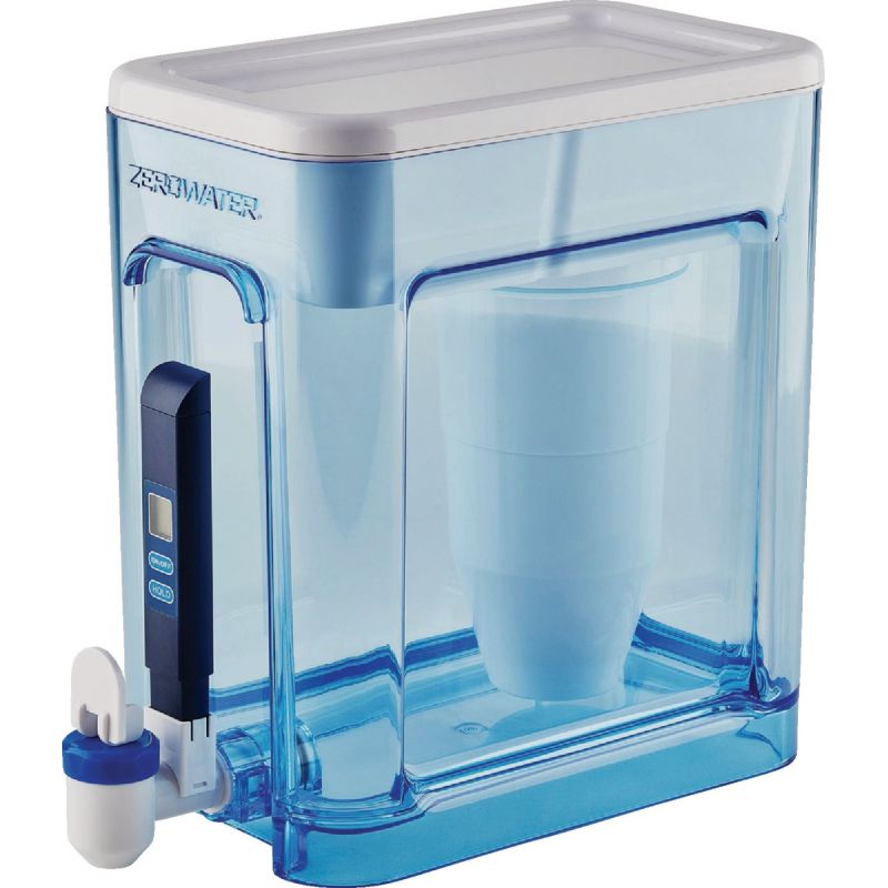 Zero Water 22 Cup Water Filtration Dispenser 22 Cup (160 Oz), Blue