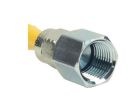 BrassCraft ProCoat Series CSSL54-48P Gas Connector, 1/2 x 1/2 in, Stainless Steel, 48 in L