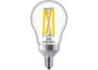 Philips Ultra Definition Warm Glow A15 Candelabra Base LED Light Bulb