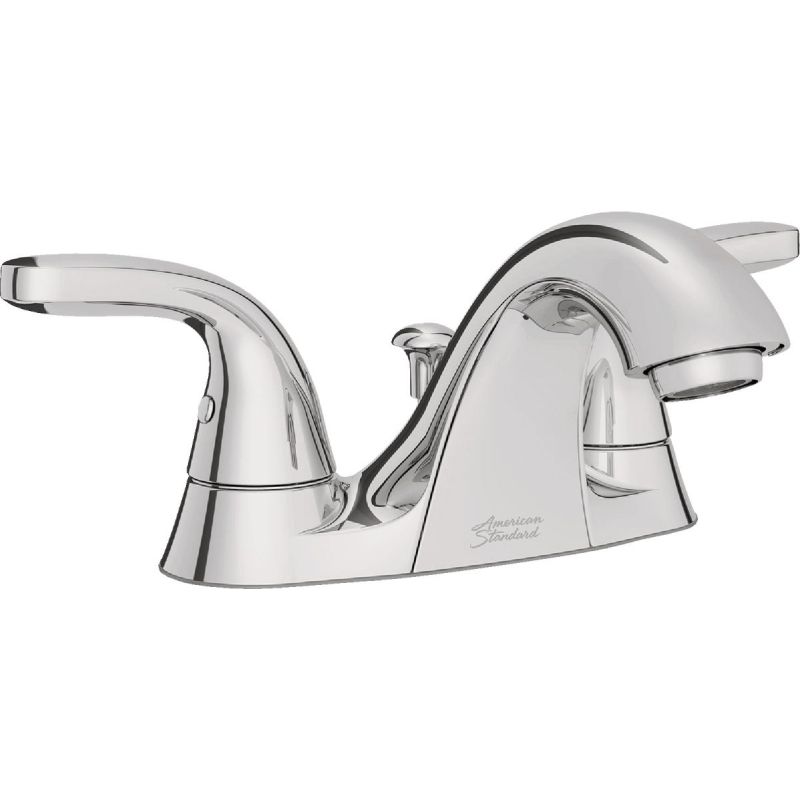American Standard Cadet 2-Handle Lever Centerset Bathroom Faucet with Pop-Up Traditional