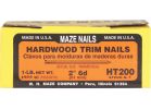 Maze Hardwood Trim Nail 6d, Black